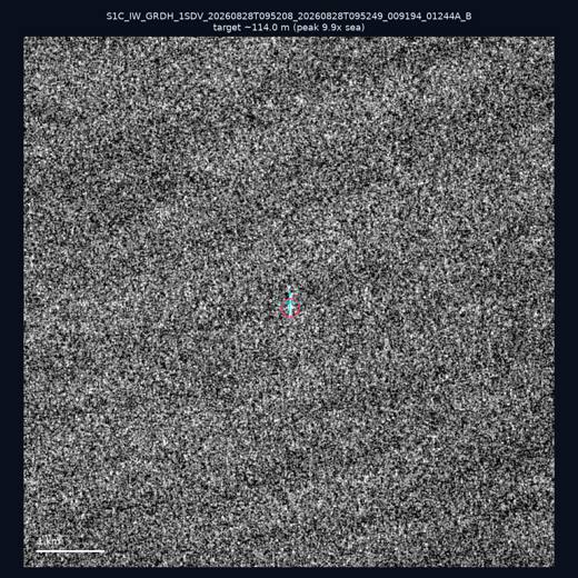 SAR chip 25.01, 123.68
