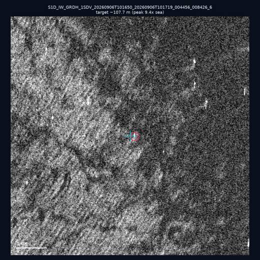 SAR chip 23.32, 118.22